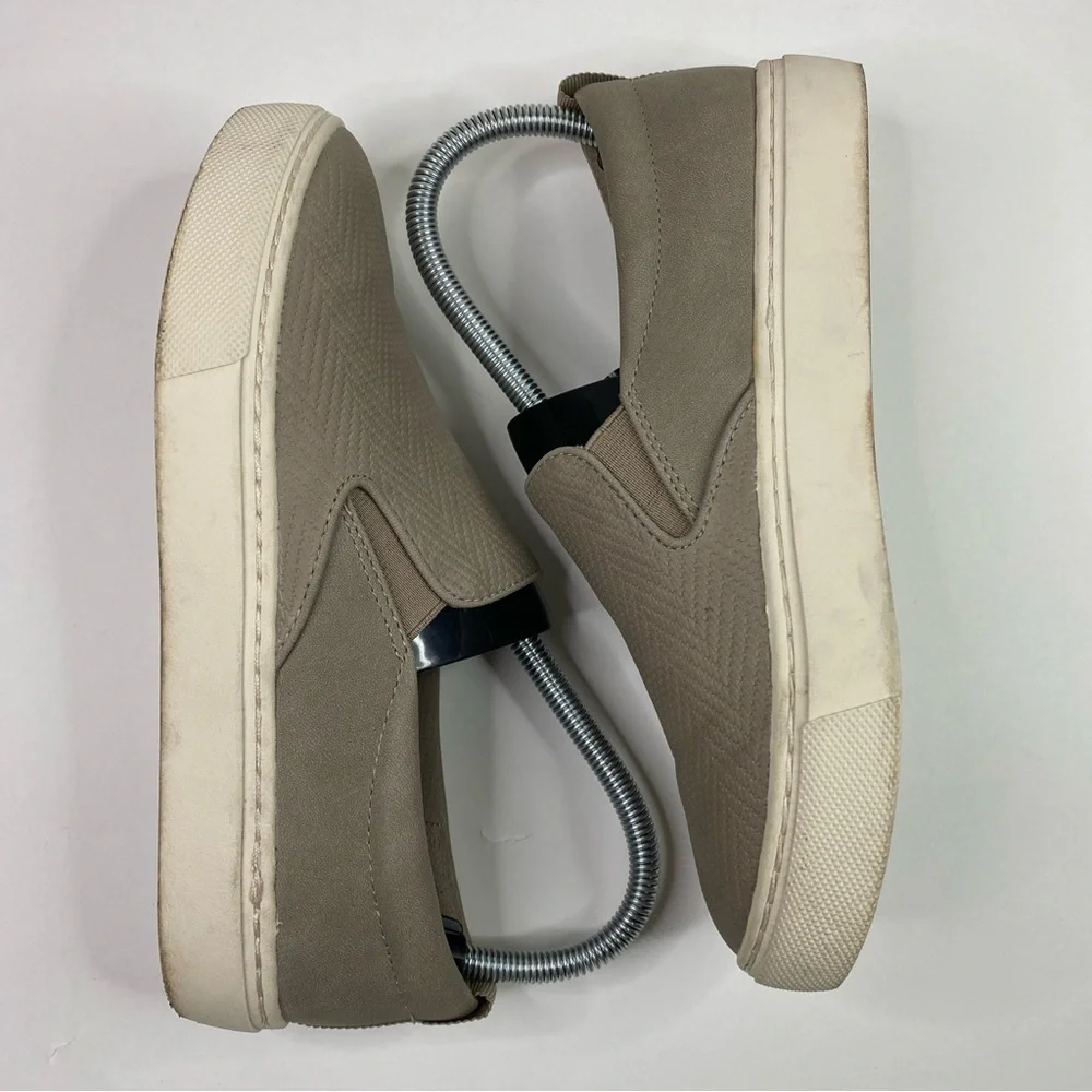Dr.‎ Scholl's Nova Slip-On Shoes Women's 6.5 Herringbone Leather Walking Comfort